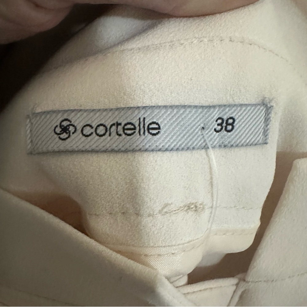 Cortelle Cream High Waist Shorts - Picture 3 of 5